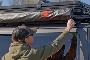 Retractable Roof Rack Awning - Rough Country - 6'6